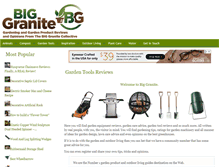 Tablet Screenshot of biggranite.com
